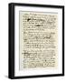 Notes by William Hogarth, C1751-William Hogarth-Framed Giclee Print