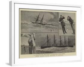 Notes During Rough Weather at Portland-null-Framed Giclee Print