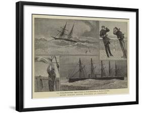 Notes During Rough Weather at Portland-null-Framed Giclee Print