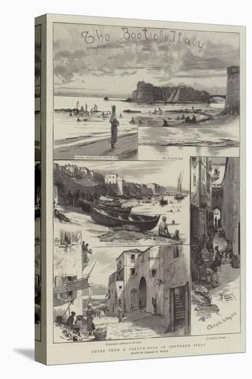 Notes from a Sketch-Book in Southern Italy-Charles William Wyllie-Stretched Canvas