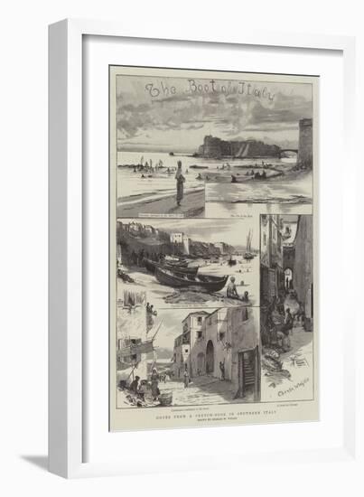 Notes from a Sketch-Book in Southern Italy-Charles William Wyllie-Framed Giclee Print