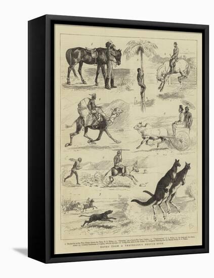 Notes from a Traveller's Sketch-Book-Alfred Chantrey Corbould-Framed Stretched Canvas