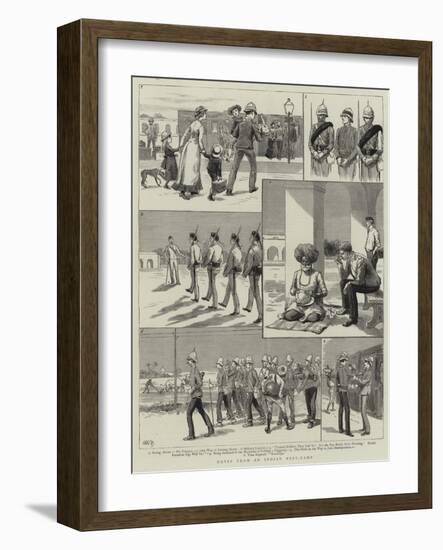 Notes from an Indian Rest-Camp-null-Framed Giclee Print