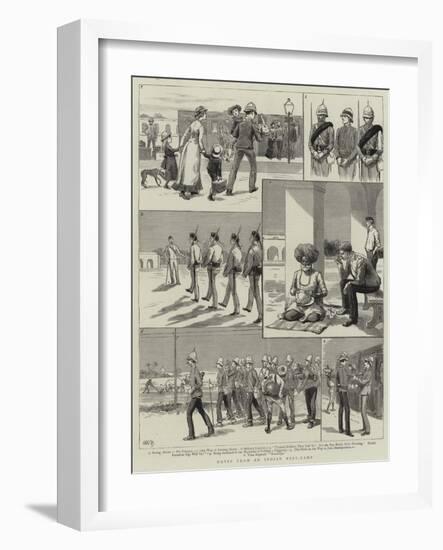 Notes from an Indian Rest-Camp-null-Framed Giclee Print