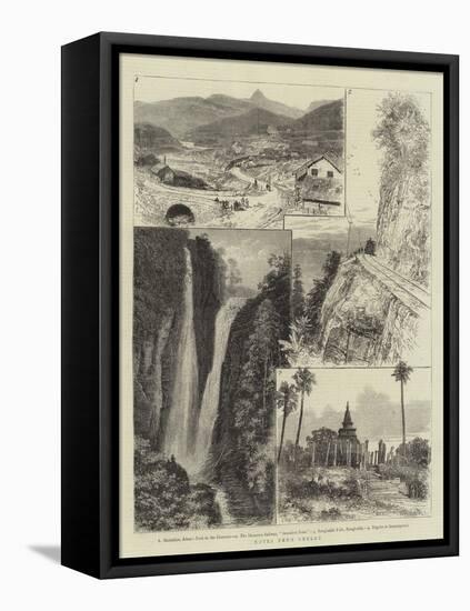 Notes from Ceylon-William Henry James Boot-Framed Stretched Canvas