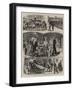 Notes in an Early Newspaper Train-null-Framed Giclee Print