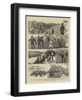 Notes in Camp at Wimbledon-null-Framed Premium Giclee Print