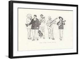 Notes in Rome, Funiculi, Funicula-Phil May-Framed Giclee Print