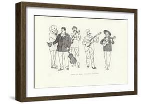 Notes in Rome, Funiculi, Funicula-Phil May-Framed Giclee Print