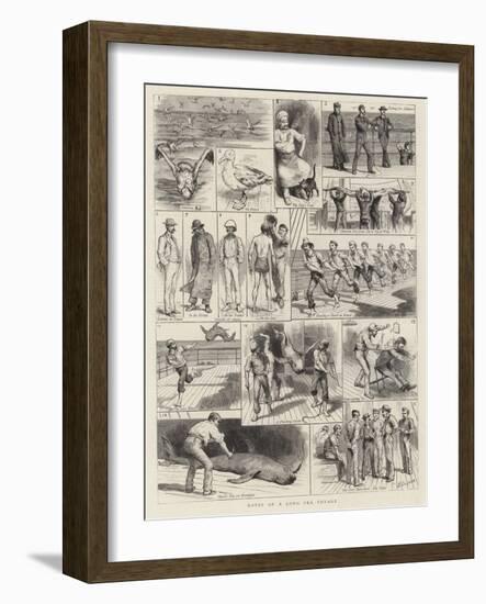 Notes of a Long Sea Voyage-Godefroy Durand-Framed Giclee Print