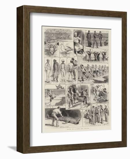 Notes of a Long Sea Voyage-Godefroy Durand-Framed Giclee Print