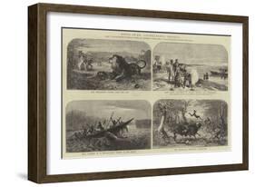 Notes of Dr Livingstone's Travels-Josiah Wood Whymper-Framed Giclee Print