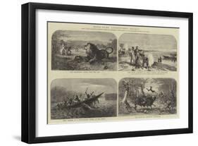 Notes of Dr Livingstone's Travels-Josiah Wood Whymper-Framed Giclee Print