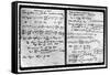 Notes Taken by Enrico Fermi-null-Framed Stretched Canvas