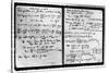 Notes Taken by Enrico Fermi-null-Stretched Canvas