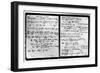 Notes Taken by Enrico Fermi-null-Framed Premium Giclee Print