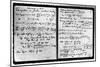 Notes Taken by Enrico Fermi-null-Mounted Premium Giclee Print