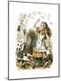 "Nothing But a Pack of Cards" Alice in Wonderland by John Tenniel-Piddix-Mounted Art Print