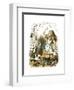 "Nothing But a Pack of Cards" Alice in Wonderland by John Tenniel-Piddix-Framed Art Print