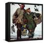 "Nothing but Decoys", December 1, 1951-Mead Schaeffer-Framed Stretched Canvas