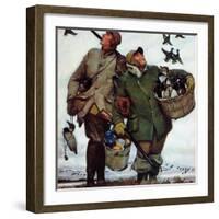 "Nothing but Decoys", December 1, 1951-Mead Schaeffer-Framed Giclee Print