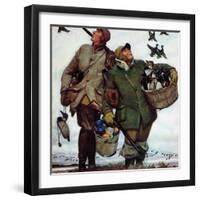 "Nothing but Decoys", December 1, 1951-Mead Schaeffer-Framed Giclee Print