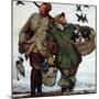 "Nothing but Decoys", December 1, 1951-Mead Schaeffer-Mounted Giclee Print