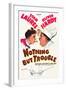 Nothing but Trouble, Stan Laurel, Oliver Hardy, 1944-null-Framed Art Print