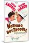 Nothing but Trouble, Stan Laurel, Oliver Hardy, 1944-null-Mounted Art Print