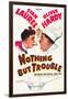 Nothing but Trouble, Stan Laurel, Oliver Hardy, 1944-null-Framed Art Print