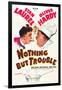 Nothing but Trouble, Stan Laurel, Oliver Hardy, 1944-null-Framed Art Print