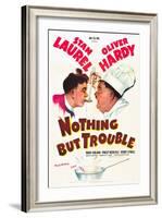 Nothing but Trouble, Stan Laurel, Oliver Hardy, 1944-null-Framed Art Print