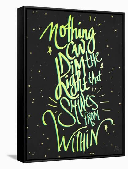 Nothing Can Dim the Light-Kimberly Glover-Framed Stretched Canvas