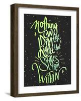 Nothing Can Dim the Light-Kimberly Glover-Framed Giclee Print