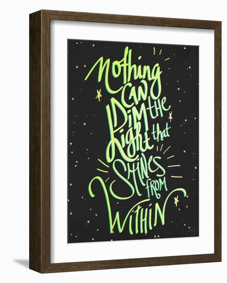 Nothing Can Dim the Light-Kimberly Glover-Framed Giclee Print