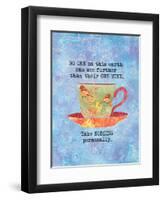 Nothing Personally Bird Cup-Bee Sturgis-Framed Art Print