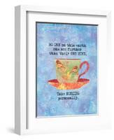 Nothing Personally Bird Cup-Bee Sturgis-Framed Art Print