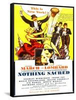 Nothing Sacred, Carole Lombard, Fredric March, 1937-null-Framed Stretched Canvas