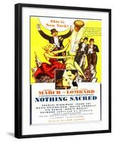 Nothing Sacred, Carole Lombard, Fredric March, 1937-null-Framed Art Print