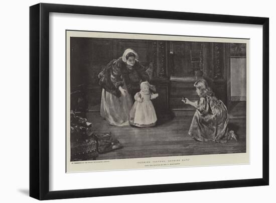 Nothing Venture, Nothing Have-Sir Lawrence Alma-Tadema-Framed Giclee Print