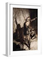 Nothung! Nothung! Conquering sword!', 1924-Arthur Rackham-Framed Giclee Print