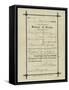 Notice of Death from Union Workhouse, Maldon, Essex-Peter Higginbotham-Framed Stretched Canvas