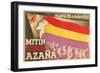 Notice of Meeting for Spanish Republicans-null-Framed Art Print