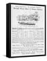 Notice of Sailings of Thames Steamers Operated by Salter Brothers of Folly Bridge Oxford-null-Framed Stretched Canvas