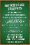 Notice to all Students Classroom Rules Poster-null-Lamina Framed Poster