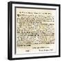 Notice to the Militia to Be Ready to Act at a Minute's Warning, Massachusetts, June 17, 1775-null-Framed Giclee Print
