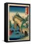 Noto-Utagawa Hiroshige-Framed Stretched Canvas