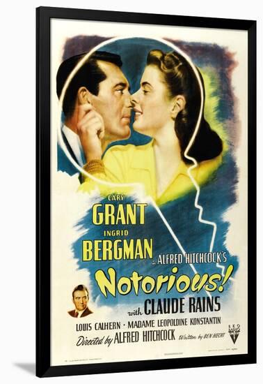 Notorious, 1946, Directed by Alfred Hitchcock-null-Framed Giclee Print