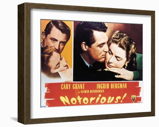 Notorious, 1946, Directed by Alfred Hitchcock-null-Framed Giclee Print