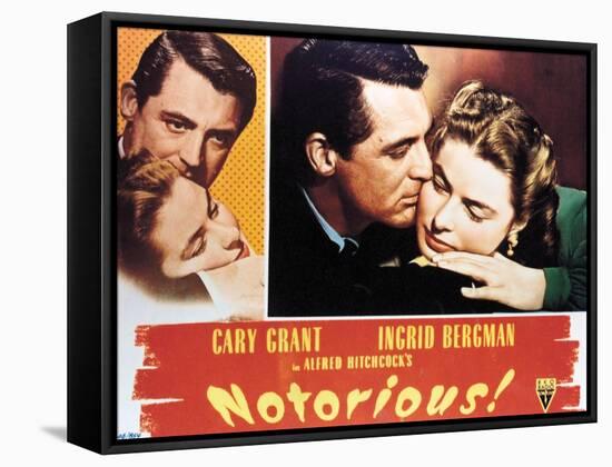 Notorious, 1946, Directed by Alfred Hitchcock-null-Framed Stretched Canvas